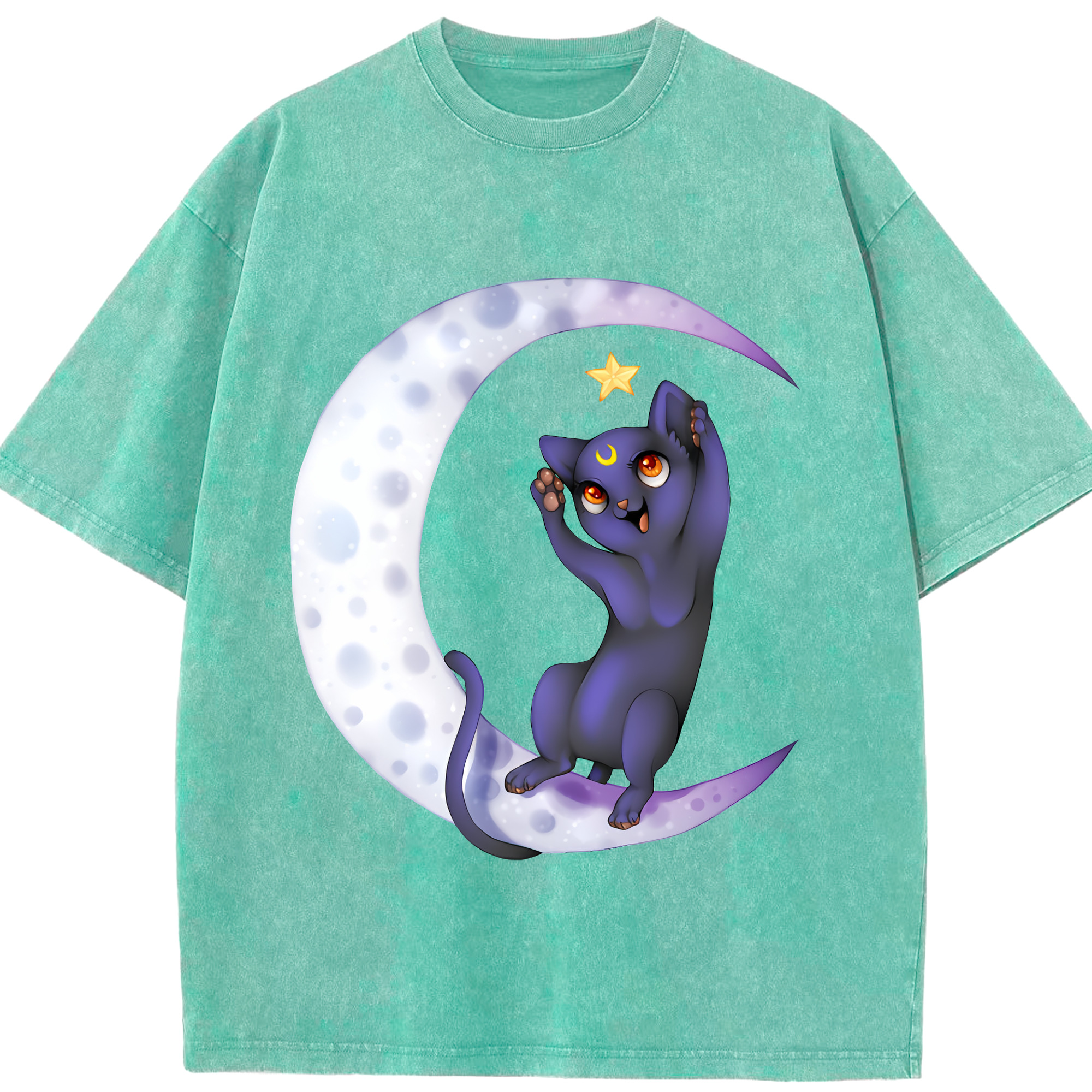（画像用） 美少女戦士セーラームーン Sailor Moon 綿100% ヴィンテージ風 半袖Tシャツ（フロントプリント）
